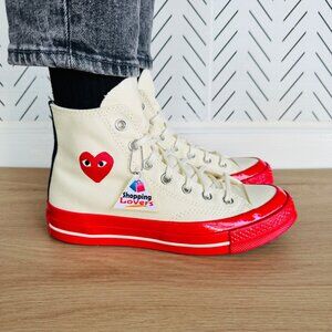 ❤️Converse Chuck Taylor All Star70 Comme des Garcons PLAY Sz 4 Men Shoes A01794C